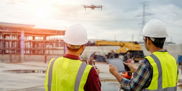 Die Inspektion mit Drohne erleichtert die Anlagendokumentation von großen Anlagen und Maschinen